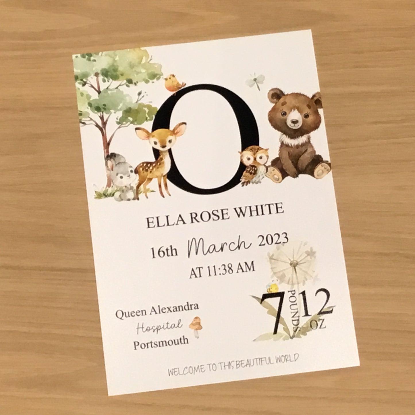 Personalised Gift For New born Baby